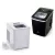 Ambiano GT-EWM-03 / HZB-12B kompresszoros, háztartási jégkockakészítő 150W 1.8L jégkocka készítő gép, jégkockagép 12 kg / 24 óra