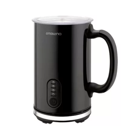 Ambiano GT-MF03 fekete tejhabosító 500W 650 ml űrtartalmú tejforraló 4-féle tejhab üzemmóddal (300 ml melegítés, 150 ml habosítás)