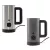 Ambiano MF21 / MF22 inox, nemesacél / antracitszürke tejhabosító, 420W - 500W 650 ml űrtartalmú tejforraló 4-féle tejhab üzemmóddal (300 ml melegítés, 150 ml habosítás)