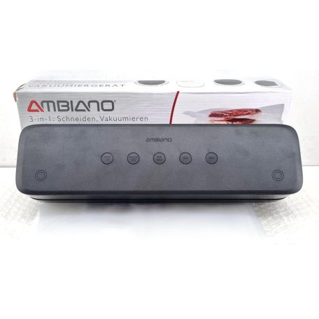 Ambiano VFS-22 sous-vide 130W vákuumcsomagoló fóliahegesztő, lágyvákuum funkcióval és beépített fóliavágóval