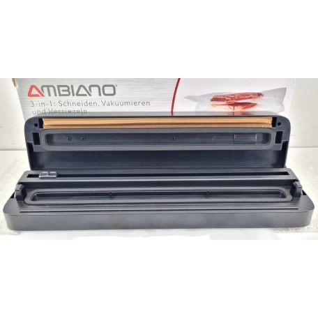 Ambiano VFS-22 sous-vide 130W vákuumcsomagoló fóliahegesztő, lágyvákuum funkcióval és beépített fóliavágóval