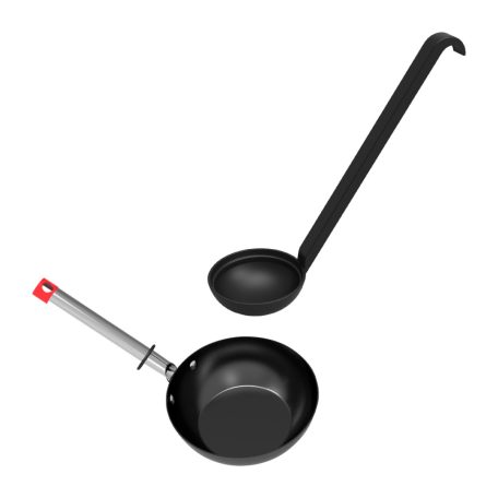 Ambiano WK-1 asztali Woklette grillező, 2 az 1-ben 1500W elektromos wok és palacsintasütő készlet 6 db tapadásmentes mini wok serpenyővel és fa spatulával