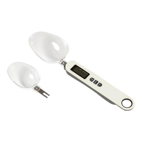 Ambiano 50 ml / 300 g digitális kanálmérleg LCD kijelzővel, TARA funkcióval, mérőkanál 2 levehető fejjel (25 ml / 50 ml), 1g lépésközzel