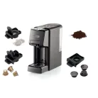 Ariete 1304 / 1 Fekete 1350W 19 bar multikapszulás eszpresszó kávéfőző 4 az 1-ben: őrölt kávéhoz, Nespresso® és DolceGusto® kávékapszulákhoz, E.S.E Podhoz