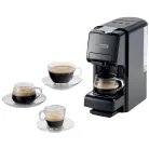 Ariete 1304 / 1 Fekete 1350W 19 bar multikapszulás eszpresszó kávéfőző 4 az 1-ben: őrölt kávéhoz, Nespresso® és DolceGusto® kávékapszulákhoz, E.S.E Podhoz