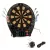 CRANE Aspiria FS2025 elektromos fali darts tábla 4 db LED kijelzővel, 3 x 4 dart szettel, hálózati adapterrel, 100 pótheggyel