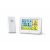 Auriol HG-07051B (IAN 353517) fehér DCF rádióvezérelt vezeték nélküli időjárás állomás színes LCD kijelzővel, 2 db USB porttal, 100 m hatótávolságú vezeték nélküli kültéri egységgel és hálózati adapterrel