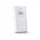 Auriol HG-07051B (IAN 353517) fehér DCF rádióvezérelt vezeték nélküli időjárás állomás színes LCD kijelzővel, 2 db USB porttal, 100 m hatótávolságú vezeték nélküli kültéri egységgel és hálózati adapterrel