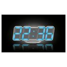 Auriol 480208 | Miraval Germany digitális LED falióra / asztali óra hőmérővel és dátum kijelzéssel, színes LED kijelzővel, hálózati működéssel, távirányítóval