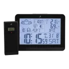 Auriol LD-6664 (IAN 452191) DCF rádióvezérelt vezeték nélküli fali / álló időjárás állomás 13 x 8 cm LCD kijelzővel, 100m hatótávú kültéri jeladóval