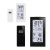 Auriol 4-LD-7045 (IAN 502932) DCF rádióvezérelt vezeték nélküli álló időjárás állomás 120 x 57 mm LCD kijelzővel, 100m hatótávú kültéri jeladóval