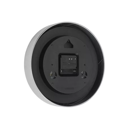 Auriol / Livarno Home DCF SZETT,  2 db inox rádióvezérelt analóg, mechanikus falióra, szálcsiszolt alumínium kerettel, páratartalom mérővel és hőmérővel, fehér és fekete számlappal