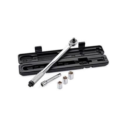 AutoXS | Walter 45 cm nyomatékkulcs készlet, 60 - 210Nm 1/2" nyomaték kulcs + 3 dugókulcs (17-19-21 mm) kofferben (Drehmomentschlüssel)