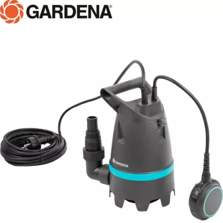 Gardena Basic 8800 (9005-29) úszókapcsolós 250W kerti szivattyú, szennyvízszivattyú úszókapcsolóval 8.800 l/h, 0.4 bar