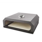 BBQ 40 x 35 x 15 cm PizzaBox 30 cm pizzakővel, pizzasütő kemence (doboz) kivehető kerámialappal, kerti grillezőhöz, faszenes grillsütőhöz, gázgrillhez (BBQ Pizza kemence)