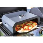 BBQ 40 x 35 x 15 cm PizzaBox 30 cm pizzakővel, pizzasütő kemence (doboz) kivehető kerámialappal, kerti grillezőhöz, faszenes grillsütőhöz, gázgrillhez (BBQ Pizza kemence)