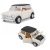 Bburago Premium Edition 1/18 Mini Cooper (1969 ) 17 cm kormányozható, fehér (bézs) fém autó modell, nyitható ajtókkal és motorháztetővel