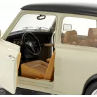 Bburago Premium Edition 1/18 Mini Cooper (1969 ) 17 cm kormányozható, fehér (bézs) fém autó modell, nyitható ajtókkal és motorháztetővel
