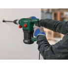 Bontott, HIBÁS ParkSide PBH 1550 C1 FR 1550W 5J SDS Plus fúrógép, ütvefúró, fúrókalapács kofferben (véső funkció nélkül, csak fúrásra és ütvefúrásra alkalmas)
