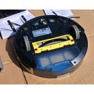 HASZNÁLT, javított újszerű SilverCrest SSRA 1 LIDL Home WIFI-s SMART intelligens automata robotporszívó virtuális fallal, napi programozással, távirányítóval bontott csomagolásban, új akkuval