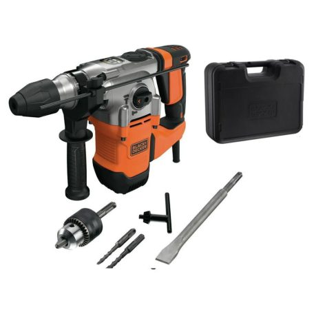 Black & Decker BEHS03K / Black +Decker BEHS03K-QS SDS Plus 3.7J 1250W fúró, fúrókalapácsm vésőkalapács KIT BOX kofferben 