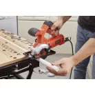 Black&Decker BES 510 / Black+Decker BES510-QS 400W elektromos vezetékes kézi mini körfűrész 2 db 85 mm fűrészlappal