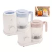   Ambiano BFP-601C Bébiétel készítő 300W 400 ml robotgép bébiétel pároláshoz, főzéshez, keveréshez (turmixoláshoz) kék / zöld / rózsaszín készülékházzal