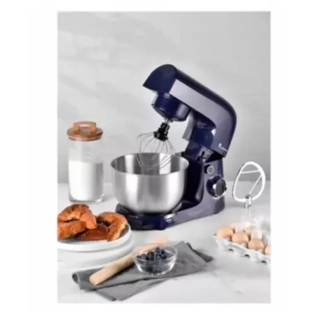 Bergner MasterPro BGMP-9452-PL mélykék 1500W 3.6L planetáris mixer, konyhai robotgép, 10 sebességfokozattal, 3.6 literes inox keverőtállal
