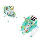 Bright Starts Vibrating Bouncer rezgő baba pihenőszék, 48 x 53 x 42 cm babafotel Rainforest Vibes (esőerdő) vagy Zig Zag Zebra mintával