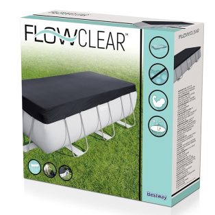   Bestway 58232 takaró védőtakaró CAPRI Power Steel 404 x 201 x 100 / 412 x 201 x 122 cm medencére