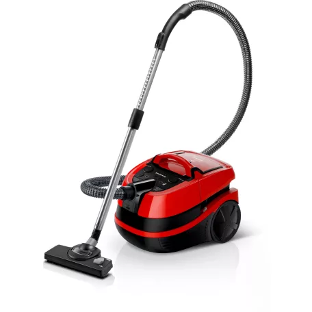 Bosch BWD421PET 2100W kárpittisztító, kombinált takarítógép és száraz-nedves porszívó 2.5 literes portartállyal, piros