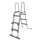 Bestway ELBA Steel Pro MAX Superior Grey 366 x 100 cm fémvázas kerti medence szett vízforgatóval és létrával 