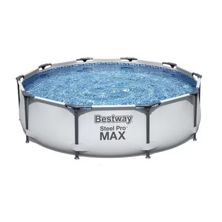 Bestway 56408 Steel Pro MAX Málta / Maui Superior Grey 305 x 76 cm szürke fémvázas kerti medence szett vízforgatóval