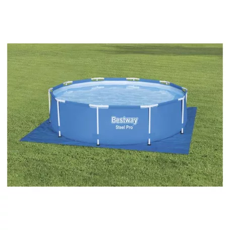 BestWay 58001 PVC 335 x 335 cm talajtakaró fólia max. 305 cm átmérőjű kerti medencékhez (Korfu alátét fólia)