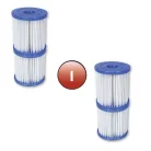 Bestway "I" FFH 018 - 4 (58093) / Summer Waves I RX0330 4 db papírfilter, szűrőbetét vízforgatóhoz (szűrőkartus)