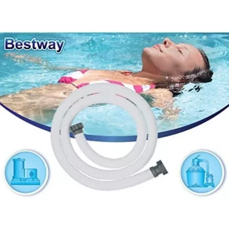 Bestway 58368 hollanderes 38 mm 1.5"  3 méteres gégecső papírszűrős és homokszűrős vízforgatóhoz