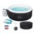 Bestway 60001 Lay-Z-Spa Whirlpool Miami AirJet 2 - 4 személyes felfújható jakuzzi 180 x 66 cm, 120 fúvókával, fedővel, fűtéssel és ChemConnect adagolóval