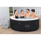Bestway 60001 Lay-Z-Spa Whirlpool Miami AirJet 2 - 4 személyes felfújható jakuzzi 180 x 66 cm, 120 fúvókával, fedővel, fűtéssel és ChemConnect adagolóval