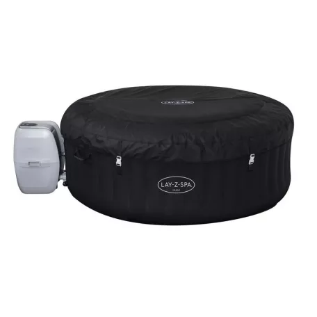 Bestway 60001 Lay-Z-Spa Whirlpool Miami AirJet 2 - 4 személyes felfújható jakuzzi 180 x 66 cm, 120 fúvókával, fedővel, fűtéssel és ChemConnect adagolóval