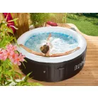 Bestway 60001 Lay-Z-Spa Whirlpool Miami AirJet 2 - 4 személyes felfújható jakuzzi 180 x 66 cm, 120 fúvókával, fedővel, fűtéssel és ChemConnect adagolóval