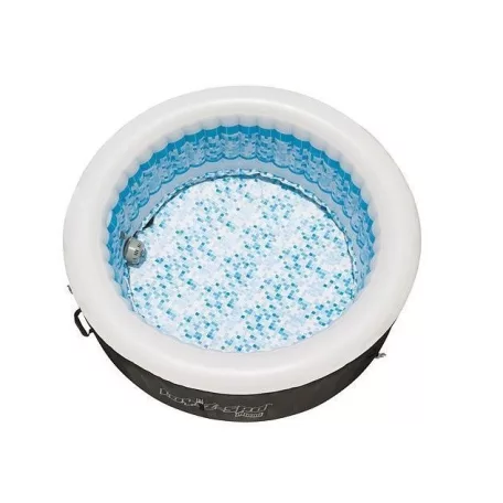 Bestway 60001 Lay-Z-Spa Whirlpool Miami AirJet 2 - 4 személyes felfújható jakuzzi 180 x 66 cm, 120 fúvókával, fedővel, fűtéssel és ChemConnect adagolóval