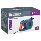 Bestway 62164 Powergrip DC 12V 75W autós (szivargyújtós) elektromos pumpa, matracpumpa medencékhez, strandcikkekhez
