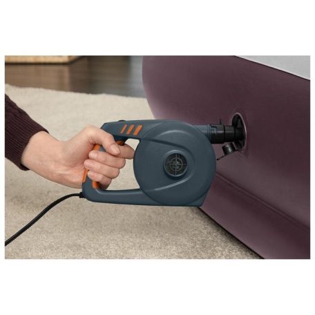 Bestway 62164 Powergrip DC 12V 75W autós (szivargyújtós) elektromos pumpa, matracpumpa medencékhez, strandcikkekhez