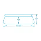 Bestway RODOSZ_VT 366 x 76 cm  5,37 m3 puhafalú kerti medence szett 16W papírszűrős vízforgatóval és védőtakaróval (FFA 639 , 57274 + 58381)