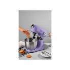 GourmetMaxx RETRO (piros) / Bergner Stand Mixer BG-51157-LV-10 (lila) 1000W 5L konyhai robotgép, dagasztógép, habverő (488442)
