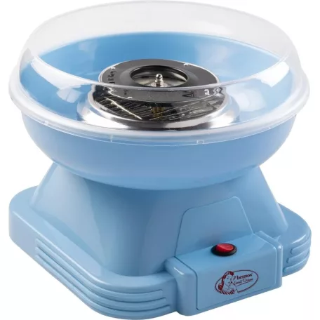 Bestron ACCM-400B háztartási retró 500W vattacukor készítő gép, 10 db bambusz pálcával és adagoló kanállal, kék