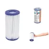   Bestway "III" FFH 017 (58012) 1 db papírfilter, szűrőbetét, szűrőpatron 58462  Skimatic szimmer és vízforgató COMBO-hoz (szűrőkartus)