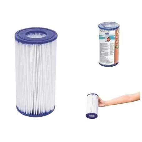 Bestway "III" FFH 017 (58012) 1 db papírfilter, szűrőbetét, szűrőpatron 58462  Skimatic szimmer és vízforgató COMBO-hoz (szűrőkartus)