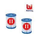 Avenli / Bestway "II" 58094 / FFH 019 DUO 2 db vízforgató szűrőpatron, szűrőbetét, papírfilter (VPA 013 / 015 vízforgatóhoz)