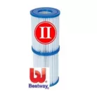 Avenli / Bestway "II" 58094 / FFH 019 DUO 2 db vízforgató szűrőpatron, szűrőbetét, papírfilter (VPA 013 / 015 vízforgatóhoz)